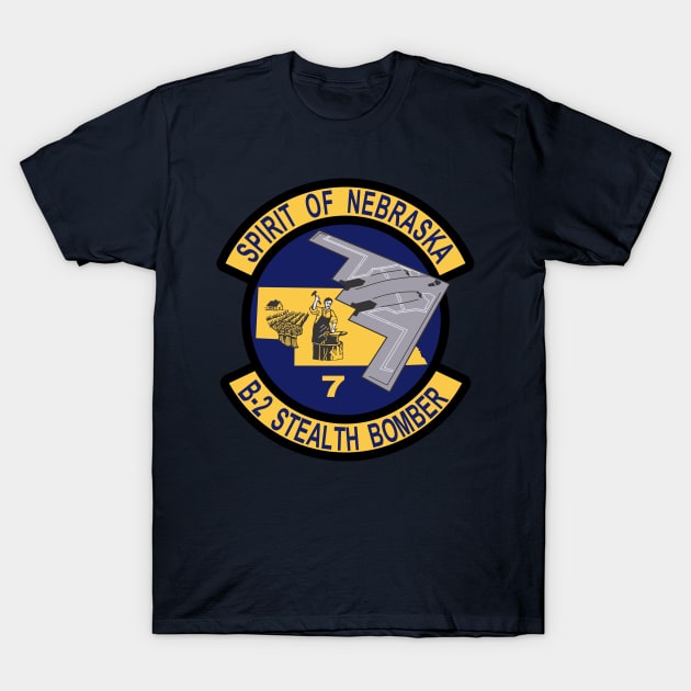 B-2 Stealth Bomber - Nebraska T-Shirt by MBK